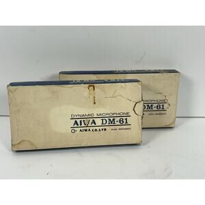Vintage Dynamic Microphone AIWA DM-61 Lost Of 2